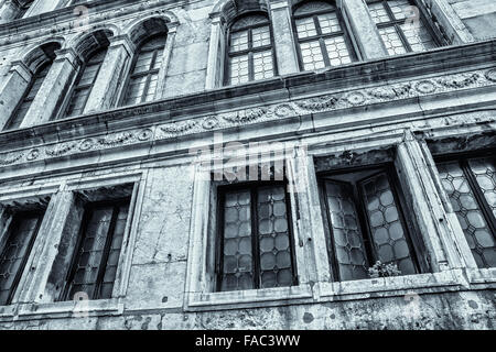 Gebäude-Fassade, Venedig Stockfoto
