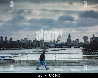 Der Londoner Bankenviertel Stockfoto