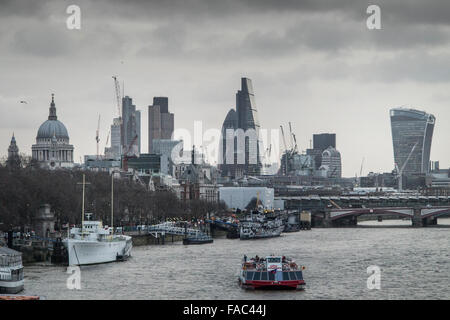 Der Londoner Bankenviertel Stockfoto