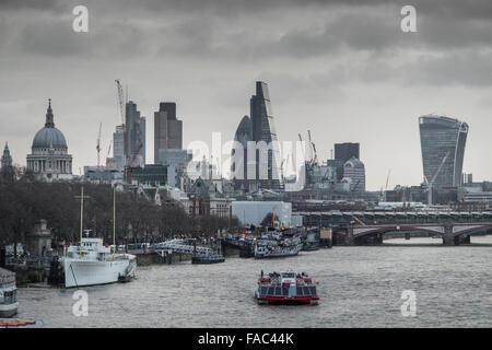 Der Londoner Bankenviertel Stockfoto