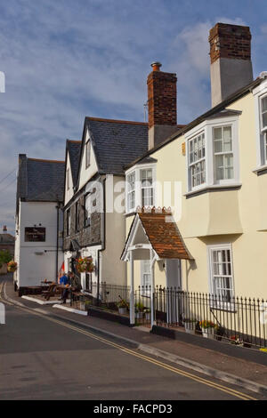 Die historische Architektur des Passage House Inn in Topsham, Devon, England, UK Stockfoto
