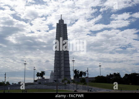 Jose Marti Memorial, Platz der Revolution, Havanna, Kuba Stockfoto