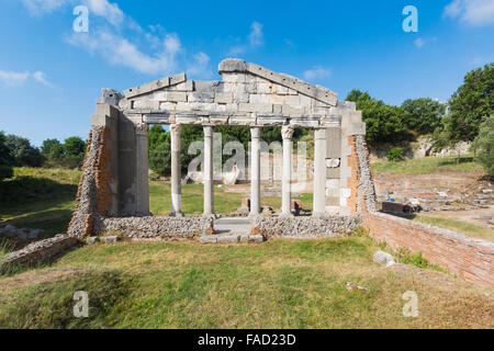 Apollonia, oder Apoloni, Fier Region, Albanien.  Antike griechische Stadt im 6. Jahrhundert v. Chr. gegründet.  Bouleuterion. Stockfoto