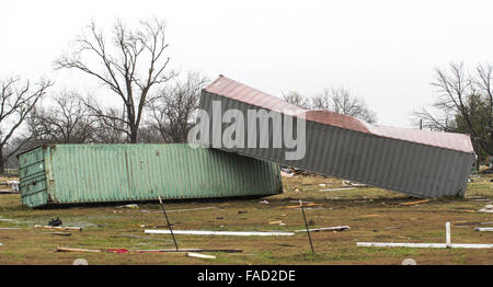 Princeton, Texas, USA. 27. Dezember 2015. Am Abend des 26. Dezember, verwüstet in der North Texas Stadt Princeton von einem Tornado. © Hoss Mcbain/ZUMA Draht/Alamy Live-Nachrichten Stockfoto