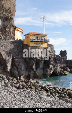 Restaurante Cais. Ponta Do Sol, Madeira Stockfoto