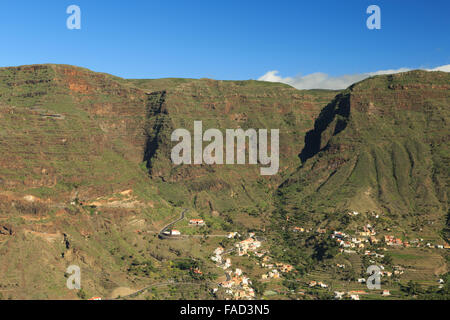 Ein Foto von Valle Gran Rey in La Gomera, Kanarische Inseln, Spanien. Valle Gran Rey, auch ein als das Tal des großen Königs Stockfoto