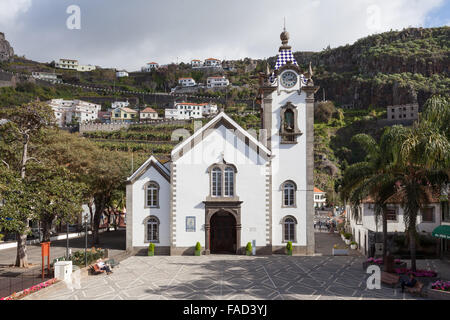 Igreja Matriz de Sao Bento (Mutter Kirche des Heiligen Benedikt). Ribeira Brava, Madeira Stockfoto