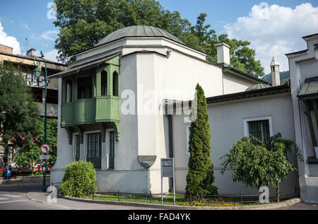 klassischen osmanischen Stil Kaiser Moschee (Careva Dzamija) aus dem 15. Jahrhundert in Sarajevo, Bosnien und Herzegowina Stockfoto