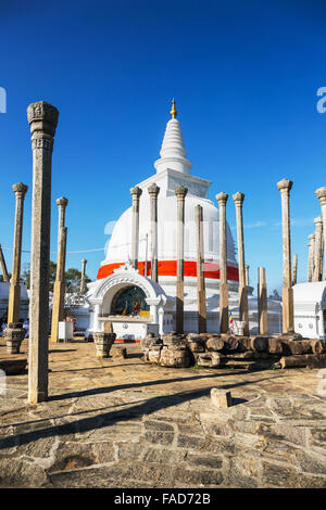 Thuparama Dagoba, heilige Stadt Anuradhapura, UNESCO World Heritage Site, Nord-Zentralprovinz in Sri Lanka Asien Stockfoto