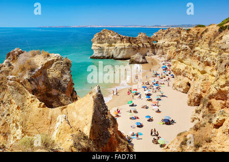 Prainha Beach in der Nähe von Alvor, Algarve, Portugal Stockfoto