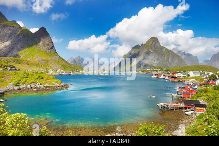 Lofoten-Inseln, Reine, Moskenes, Norwegen Stockfoto