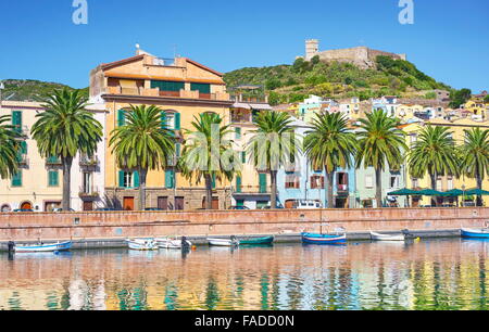 Bosa Altstadt, Sardegna (Insel von Sardinien), Italien Stockfoto