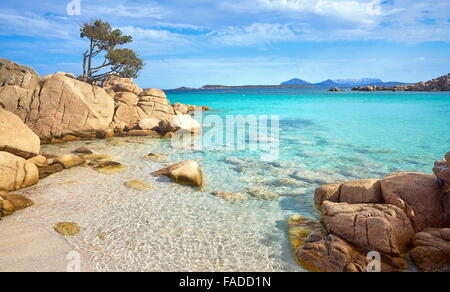 Costa Smeralda - Punta dei Capriccioli Beach, Insel Sardinien, Italien Stockfoto