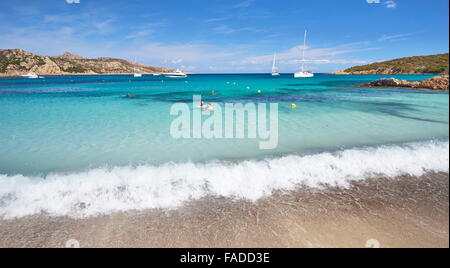 Cala Portese Strand, Insel Caprera, Italien Stockfoto