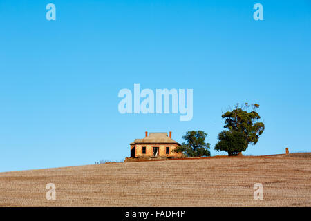 Verlassenen Bauernhaus in der Nähe von Peterborough South Australia. Stockfoto
