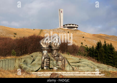 Buzludzha Denkmal ehemaligen KPD Hauptquartier, Bulgarien Stockfoto