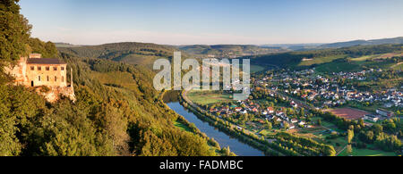 Klause Kastel Einsiedelei mit Grabkapelle der John von Böhmen in Kastel-Staadt, Rheinland-Pfalz, Deutschland Stockfoto