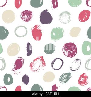 Nahtlose Pinselmuster Striche Stock Vektor