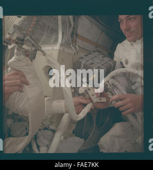Apollo 13 unberührt Fotoarchiv, das ist die komplette ungeschnittene Sammlung aus der Apollo-Mission Stockfoto