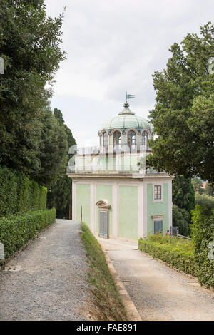 Florenz, Italien-August 26, 2014:View des Standortes Kaffeehaus in der iBoboli-Gärten in Florenz-Italien an einem sonnigen Tag. Stockfoto