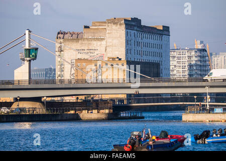 Millennium Mills, Victoria dock, London, England, U.K Stockfoto