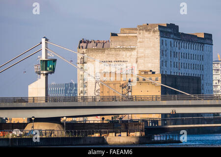 Millennium Mills, Victoria dock, London, England, U.K Stockfoto