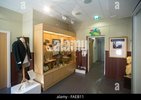 Hawick, Scottish Borders - Wilton Park, Wilton House Museum. Der Gründer Zimmer. Stockfoto