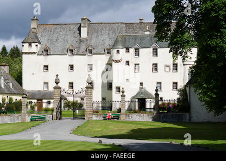 Traquair House, in der Nähe von Innerleithen und Peebles in Schottland. Stockfoto