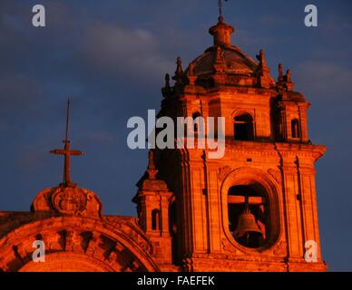 Kolonialarchitektur in Cuzco, Peru. Stockfoto