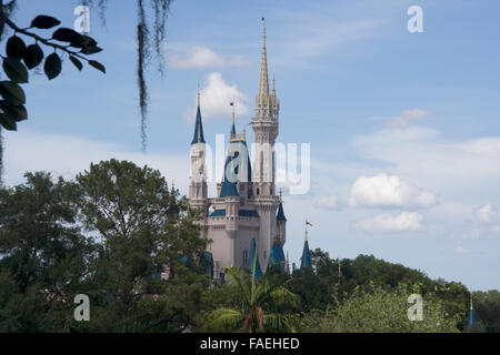 Cinderella Castle in Disneys Magic Kingdom Stockfoto