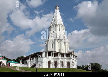 Die Church of the Ascension, Kolomenskoye (Kolomenskoye historisches und architektonisches Museum und Reserve), Moskau, Russland. Stockfoto