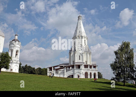 Die Church of the Ascension, Kolomenskoye (Kolomenskoye historisches und architektonisches Museum und Reserve), Moskau, Russland. Stockfoto