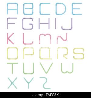 Vektorschrift Kunststoffrohr auf Lager Stock Vektor