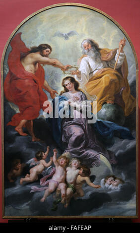 Die Krönung der Jungfrau Maria 1802 von Peter Paul Rubens 1577 - 1640 Stockfoto