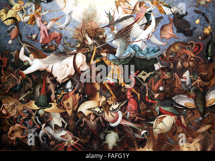 The Fall of the Rebel Angels 1562 von Pieter Brueghel The Elder/Pieter Bruegel Stockfoto