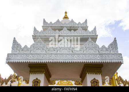 Shan-Pagode in Wat Fah Wiang In Wianghaeng Chiangmai Thailand Stockfoto