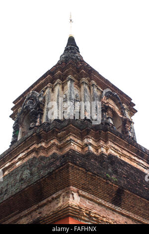 Isoliert - Pagode in Wat Lok Mo Lee, Chiangmai Stockfoto