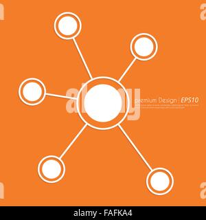 Aktie Vector Linear Symbol sozialen Bindungen Stock Vektor