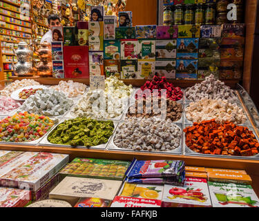 Türkei Reisen - Istanbul. Alten Gewürzbasar. Turkish Delight. Stockfoto