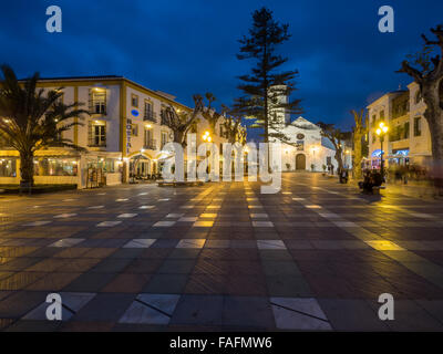 Plaza Balcon de Europa, Nerja, Costa Del Sol, Spanien Stockfoto