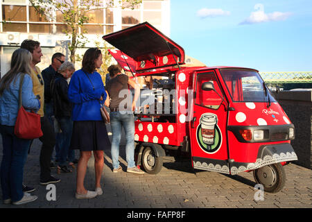 Mobile Cafebar, Bratislava, Slowakei, Europa Stockfoto