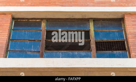 Alte industrielle Fenster Stockfoto