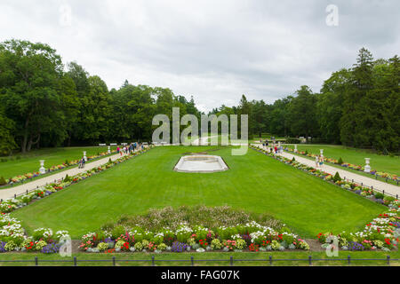 Das Museum des baltischen Bernsteins. Zentrale Park von Palanga Stadt am 1. August 2015 in Palanga. Stockfoto