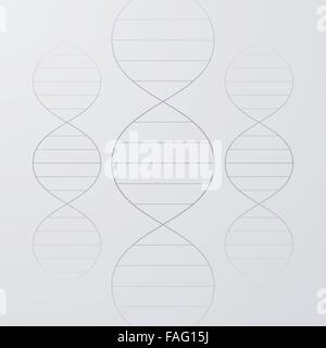 Vektor-Illustration eines DNA- Stock Vektor