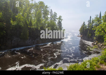 Temperance River State Park auf dem nördlichen Ufer des Lake Superior in Minnesota Stockfoto