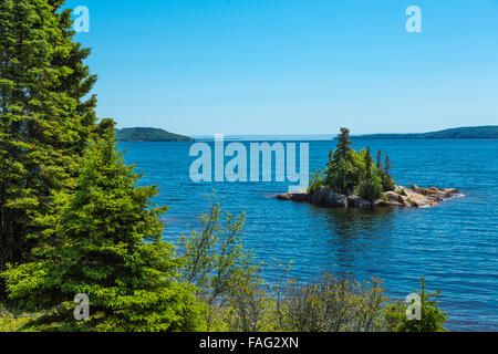 Kleine Insel im oberen See in Ontario Kanada Stockfoto