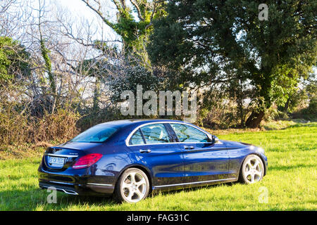 Marseille, Frankreich 6. März 2014: Mercedes-Benz C-Klasse t-Modell 2014 2015 Probefahrt am 6. März 2014 in Marseille, Frankreich. Stockfoto