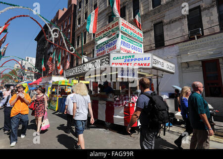 San Gennaro Festival der italienischen Mulberry St. wenig Italien Manhattan New York City Stockfoto