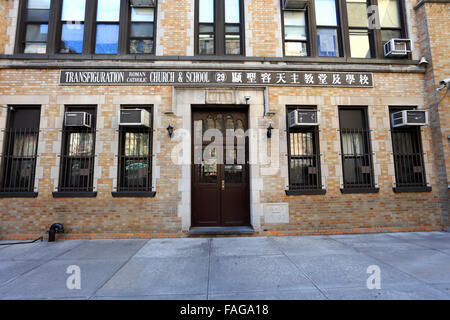 Religionsschule Mott St. Chinatown Manhattan New York City Stockfoto