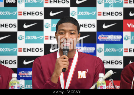 Tokyo Metropolitan Gymnasium, Tokio, Japan. 29. Dezember 2015. Rui Hachimura (Meisei), 29. Dezember 2015 - Basketball: JX-ENEOS WINTER WM 2014 die 46. All Japan Highschool Basketball Turnier am Tokyo Metropolitan Gymnasium, Tokio, Japan. © AFLO SPORT/Alamy Live-Nachrichten Stockfoto